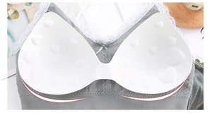 Conjunto Deportivo de 2 Piezas para Mujer, Top Deportivo Transpirable sin Costuras con Encaje y Cintura Alta, para Gimnasio, Yoga - Product Image 5