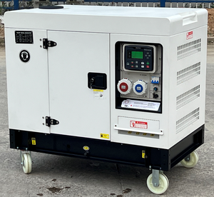 เครื่องกำเนิดไฟฟ้าดีเซลสำหรับบ้าน แบบเงียบพิเศษ 5kw/6kw/7kw/8kw/10kw ระบายความร้อนด้วยอากาศ 220v/230v/380V 50/60HZ สายทองแดงแบบเกลียว ATS 5kva/10kva - Product Image 3