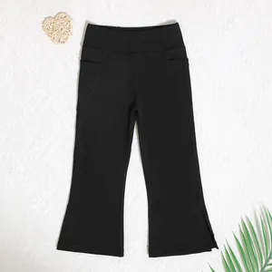 New Fashion Baby Girl Leggings Corduroy Custom Embroidery Casual Colorful Baby Girls Yoga Trousers