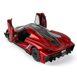 1:24 para <span class=keywords><strong>Koenigsegg</strong></span> Jesko, modelo de coche deportivo, adorno de aleación simulada, juguete de plástico, venta al por mayor, Dropshipping para tiendas físicas - Product Image 5
