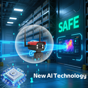 Kamera Deteksi Api AI 3MP Kamera Keamanan Penglihatan Malam Audio Dua Arah IP66 Tahan Air Sudut Pandang Lebar - Product Image 3