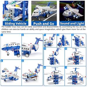 Enfants avion course pistes jouet pour enfants garçons-jouet avion <span class=keywords><strong>petit</strong></span> avec voiture jouet <span class=keywords><strong>Garage</strong></span> Parking voiture tapis pour enfants tapis de jeu - Product Image 5