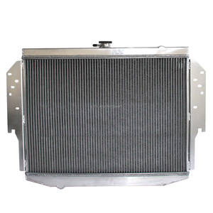 مبرد تبريد كامل من الألومنيوم مع غطاء مروحة لسيارات كرايسلر كوردوبا فيفث أفينيو/دودج أسبن ديبلوم ميرادا/بليموث كارافيل 76-89 - Product Image 5