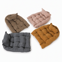 Lit pour animaux de compagnie multifonctionnel transformable avec dossier à bouton-pression, tapis pour chien 3-en-1, canapé-lit pour chat, coussin doux et chaud S M L XL
