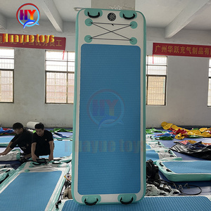 Colchoneta Inflable Portátil para Acrobacias de la Fábrica de Guangzhou, Material de PVC DWF para Gimnasio, Fitness, Ejercicios de Gimnasia - Product Image 1