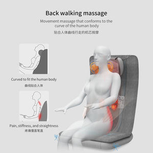 Silla de Masaje Shiatsu OEM para Todo el Cuerpo, Alivio del Dolor de Espalda, Asiento con Luz Roja, Cojín de Masaje 3D con Amasamiento para Silla de Oficina en Casa o Asiento de Coche - Product Image 5