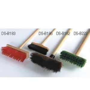 Custom Wood Long Handle <strong>Deck</strong> <strong>Brush</strong> for Boats - Product Image 1