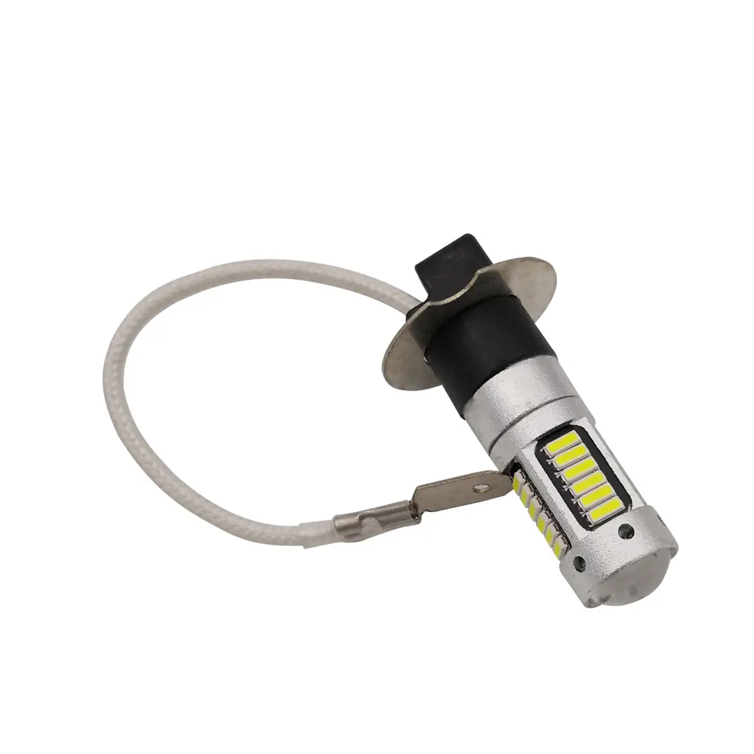 ホットセールH3 T15 H1 30SMD4014デイタイムランニングライトアルミニウムカー12VDCフォグDrlドライビングトレイルターンシグナル交換用電球