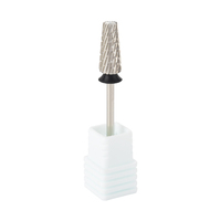 Embouts à ongles en carbure de tungstène usinés CNC de précision personnalisés pour le retrait de gel acrylique et la manucure