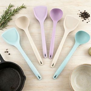 Silicone Cooking Spoons <b>Set</b> 6 Pieces Non Stick Kitchen Utensils Oven <b>Microwave</b> Safe - Product Image 1