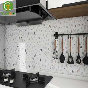 <span class=keywords><strong>Papel</strong></span> pintado de mármol impermeable de cocina autoadhesivo de <span class=keywords><strong>vinilo</strong></span> para <span class=keywords><strong>armario</strong></span> de cocina - Product Image 4