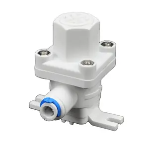 PHEPUS 1/4" Pressure Regulator adjustable pressure reducing valve with a coin water hammer RO water purifier