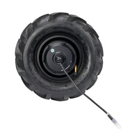 Moteur à couple élevé 230 N.m à arbre unique, moteur électrique BLDC à engrenages pour moyeu de roue, moteur de moyeu 12 pouces 48 V avec roue et pneu