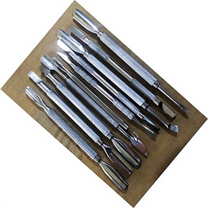 ASAP Sustainable Professional Reusable Nail Cuticle Pusher Flat Birch Wood Stick Remover Set - Product Image 1
