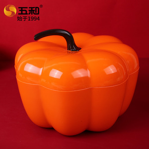 Wuhe Pumpkin Fruit Box Mini Orange Decorative Storage Container For Home Living Room Coffee Table Use - Product Image 3