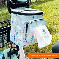 Sac de rangement étanche pour guidon de vélo électrique, sacoche avant imprimée pour trottinette et trajets quotidiens