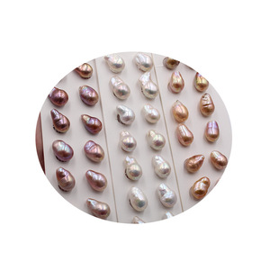 เครื่องประดับไข่มุกน้ำจืดรูปมุกหลวม10-12มม.,เครื่องประดับไข่มุกสไตล์บาร็อคแหวกแนวธรรมชาติเครื่องประดับแฟชั่น DIY - Product Image 6