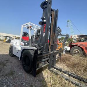 中古<span class=keywords><strong>TCM</strong></span> FD100 10トンミニフォークリフト、エンジンポンプ＆モーター搭載-日本製低稼働時間、テスト済み認定済み、上海中国ヤード在庫あり - Product Image 6