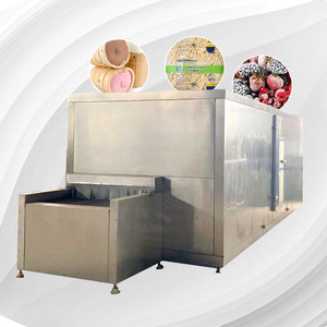 Nouvel équipement de congélation rapide IQF industriel, tunnel de congélation à air pulsé pour poisson, congélateur rapide individuel à bande maillée IQF - Product Image 1