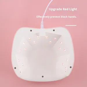 Lámpara de Uñas LED UV Inteligente de 54W, Luz Roja, Secado Rápido de Esmalte en Gel, Secador para Manicura en Casa - Product Image 3