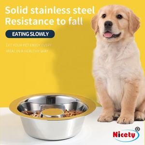 Mangkuk Makanan Anjing Makanan Lambat Mangkuk Hewan Peliharaan <span class=keywords><strong>Stainless</strong></span> <span class=keywords><strong>Steel</strong></span> Mencegah Tersedak dan Berhenti Menyerap Mangkuk Makan <span class=keywords><strong>Stainless</strong></span> Ramah Lingkungan - Product Image 3