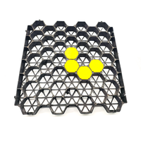 Vente en gros de grilles de gazon paysager en nid d'abeille de 500 mm * 500 mm vert/vert foncé/noir pour jardin pour l'Australie