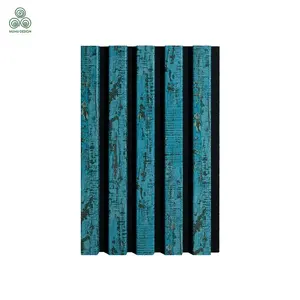 MUMU Soundproofing Sound Absorb Material Mdf Pet Board Acoustic Wooden Slat Wall Panels