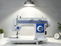 Machine à coudre domestique multifonctionnelle JH307, machine à coudre zigzag et point droit pour la couture de vêtements