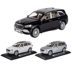 Modellini Auto in Scala 1:24 Mercedes-Benz <span class=keywords><strong>Maybach</strong></span> GLS600 con Funzione Pull-Back, Luci e Suoni, 6 Porte Apribili per Produzione Personalizzata - Product Image 5