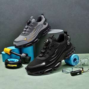 Chaussures de sécurité pour hommes, adaptées aux travaux de construction, chaussures de sport de loisirs, anti-perforation et anti-écrasement, chaussures à embout en acier - Product Image 5