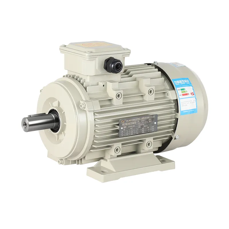 Motor de indução CA trifásico de baixo nível de ruído série 1.5kw-4pole 2hp 380v 50hz Alum. Shell Proteção à prova de gotejamento IE3 motor de correia