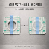 Patch vierge en film PU anti-fuite, imperméable et respirant, avec cercle pour pansement aux herbes