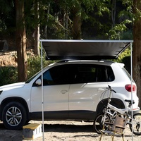 Auvent rétractable en aluminium rigide, résistant au vent, imperméable quatre saisons, léger, tente de toit de voiture pour le camping en plein air et les aventures