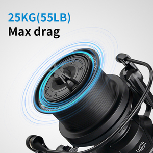 <span class=keywords><strong>Moulinet</strong></span> de Pêche à Lancer Haute Qualité, Corps Métallique, Longue Portée, pour Grande Pêche, avec <span class=keywords><strong>Leurre</strong></span>, Matériel de Pêche de <span class=keywords><strong>Gros</strong></span>, 25 kg de Frein Max, Roue pour Eau Salée - Product Image 3