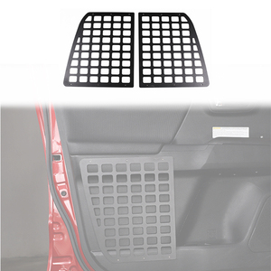 LUMA 2PCS Étagère de rangement en aluminium pour porte arrière, organiseur de grille pour porte intérieure de pick-up 4x4 2016-2023 - Product Image 1