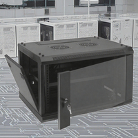 Armoire réseau 19 pouces 4U 6U 9U 12U 15U 18U 20U avec paroi en acier SPCC, profondeur 600 mm, porte vitrée avant, rack de serveur