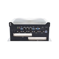 Mini PC industriel sans ventilateur, PC embarqué avec fente PCI, ports RS232 et RS485 pour équipements d'automatisation, calcul IA en périphérie
