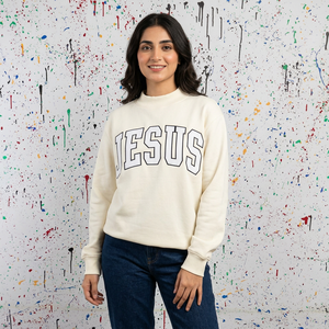 เสื้อฮู้ดซิป JESUS ผ้าฝ้าย 100% สำหรับฤดูหนาว เนื้อผ้าละเอียด สไตล์วินเทจ ระบายอากาศได้ดี แห้งเร็ว - Product Image 1