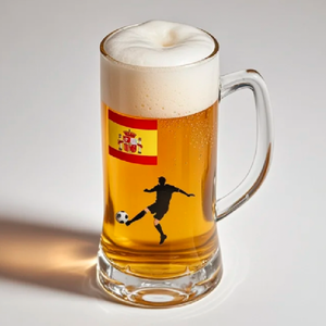 تانكار بيرة كريستالية مخصصة ألمانية زجاج بيرة مع مقبض - Product Image 3