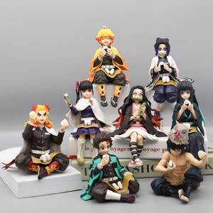 Fábrica al por mayor Anime Ghost Slayer Kamado Nezuko Kochou <span class=keywords><strong>Shinobu</strong></span> figura de acción Kimetsu Tsuyuri Kanawo figurita modelo muñeca - Product Image 3