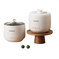 Mini-cuiseur à riz électrique transfrontalier personnalisé pour 1-2 personnes, idéal pour dortoirs et usage domestique, avec châssis à contrôle micro-ordinateur