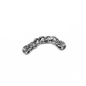 yunnique Stainless Steel Feather Chain <b>Spacer</b> For Bracelet Making DIY Jewelry Accessories Irregular Shape Casting Process - Product Image 5