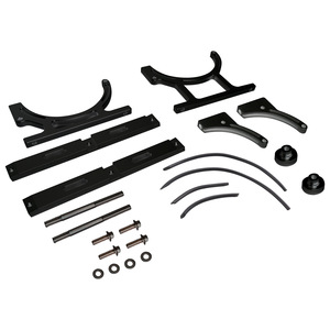 Nitrogen Cylinder Mounting <b>Bracket</b> 7-Inch Diameter Aluminum Alloy <b>Black</b> For 10-15 Lb Cylinders - Product Image 3