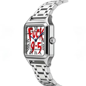 Reloj de Cuarzo 2026, Nuevo Estilo, Esfera Cuadrada, Caja de Aleación, Pantalla con Agujas, Resistente al Agua, para Hombre y Mujer - Product Image 5