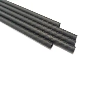 8mmx6mmx1000mm 3K Plain Twill Carbon Fiber Tubes Juli Manufacturer