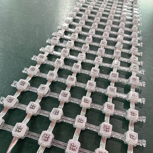 IP67 linh hoạt trong suốt RGB lưới hiển thị P31 P40 P50 <span class=keywords><strong>LED</strong></span> Pixel lưới màn hình cho trong nhà ngoài trời xây dựng tường - Product Image 5