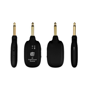 A8 Wiederauf lad bares kabelloses Gitarren effekts ystem Tonabnehmer und Empfänger mit eingebautem Kunststoff batterie verstärker - Product Image 3