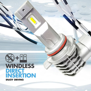 Nâng cấp ánh sáng của bạn với bóng đèn LED 9006 HB4 50W 8000LM 6000K thiết kế không quạt IP67 chống nước mọi thời tiết Dễ dàng cài đặt - Product Image 3