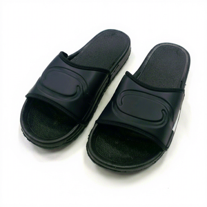 BS-415 Safety Antistatic <b>Clean</b> Room <b>Slippers</b> with Dissipative Vinyl Upper PVC Midsole Resistance 10e7-10e9 Ohm Unisex - Product Image 1