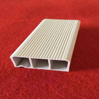 Profilé extrudé en PVC/UPVC personnalisé pour la décoration de la maison, plinthe en PVC